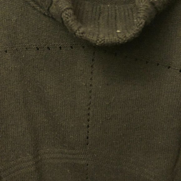 Black Knit Cowl Neck Tunic - Picture 3 of 10